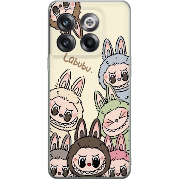 OnePlus 10T Läpinäkyvä Kuori Labubu Pastel Collection