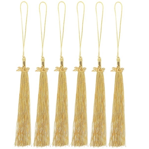 6 kpl lakin tupsuja tupsuilla hattutupsut valmistujaisjuhlatarvikkeet kultainen 40 cm kultainen 40 cm