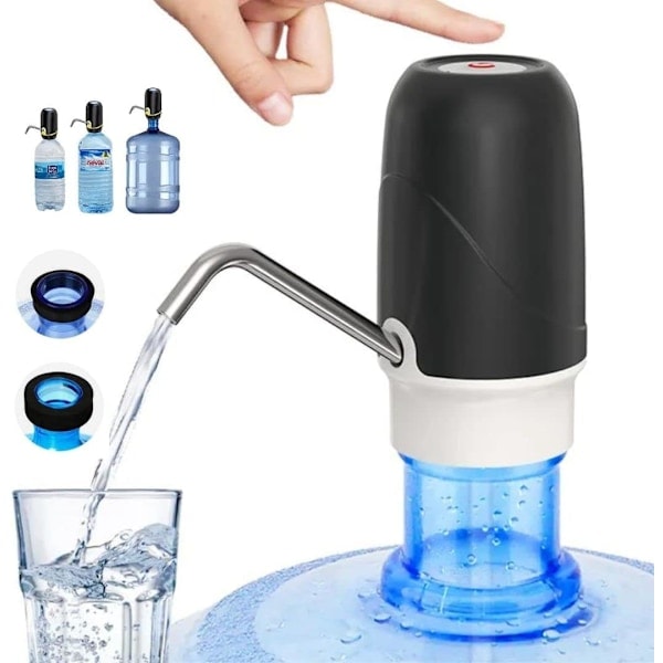 Automatisk vattenpump - Silikonslang - BPA-fri - Vattenpump - Automatisk på med USB-laddning