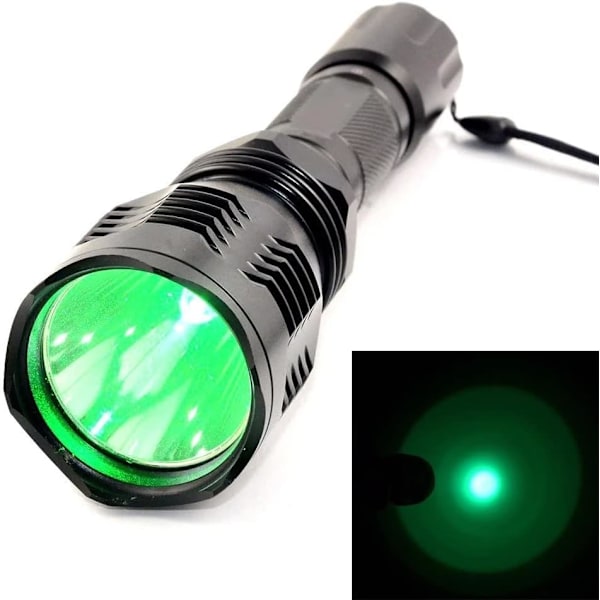 Super Green Light Flashlight Remote Control Rechargeable Tactical Flashlight Waterproof Hunting Flashlight 2023 NEW