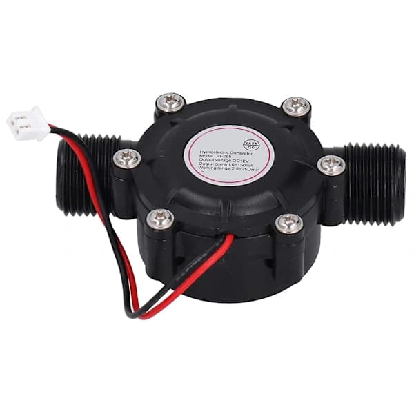 DC 12V Mini Hydroelektrisk Generator Hydraulisk Laddningssats
