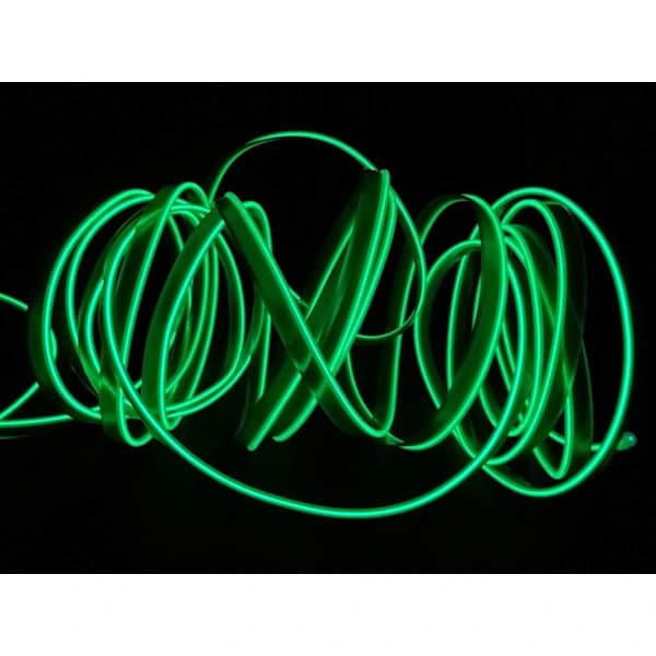 El Wire 5m/16ft Neonrør Lys Bil Interiør Trim Lysstripe Annonse[co]
