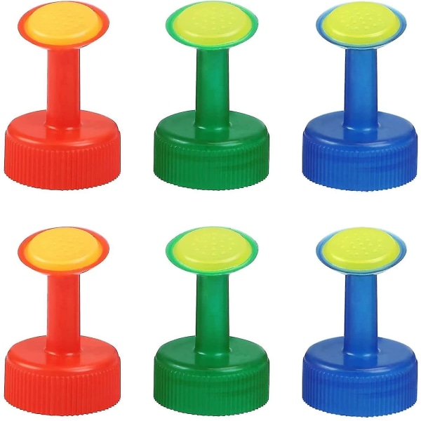 6 Pack Plastic Watering Nozzles Bottle Watering Sprinkler For Indoor Watering Can Seedlings Plants Garden