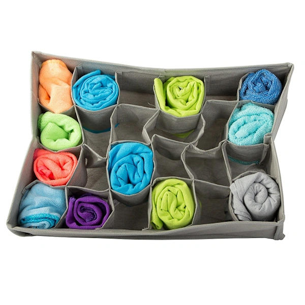 Undertøjsorganisator strømper skuffe garderobe 24 rum bin[CO]