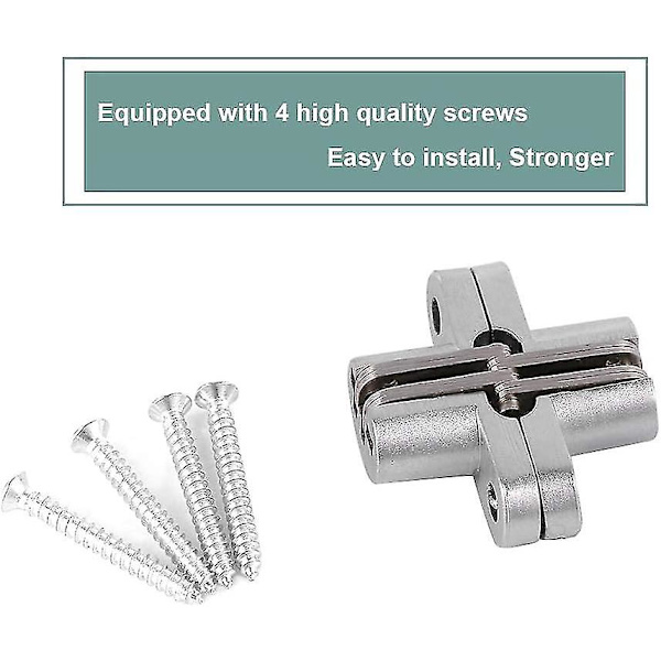 Legering Skjult Hængsel Usynlig Foldedør Skjult Kryds Skjulte Hængsler Til Møbel Hardware Foldedør (43,7 mm)