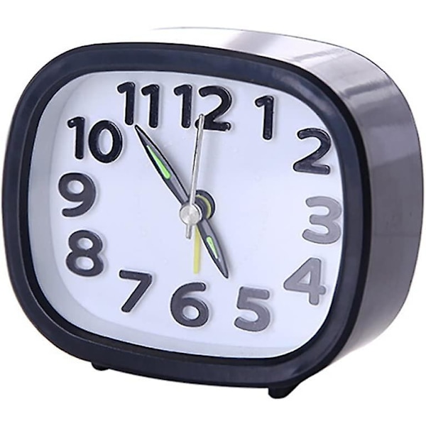 9.5x3.5x8.5cm Cute Student Clock Small Alarm Clock