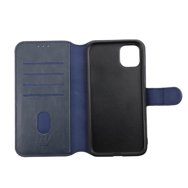 iPhone 11 Wallet Case Magnet Rvelon - Blue Marinblå blue