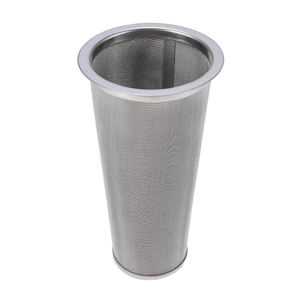 Kaffefilter i rustfrit stål, tefilter, netfilter til hjemmet, køkken, café (kegleform 15 cm) SilverM Silver M