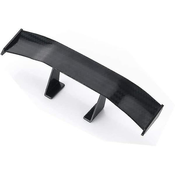Universal bil mini spoiler vinge ABS materiale spoiler vinge hale udvendig dekoration (sort)