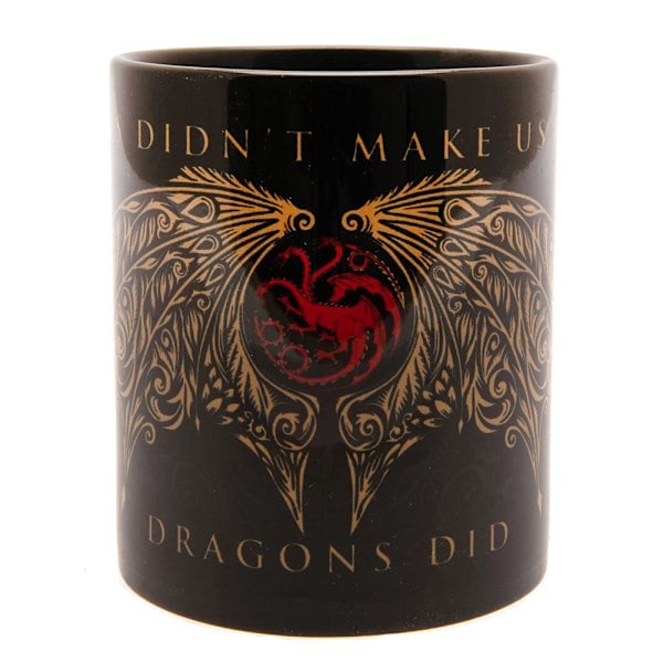 House Of The Dragon Vingar Muki Yksi Koko Musta/Kulta/Punainen Black/Gold/Red One Size