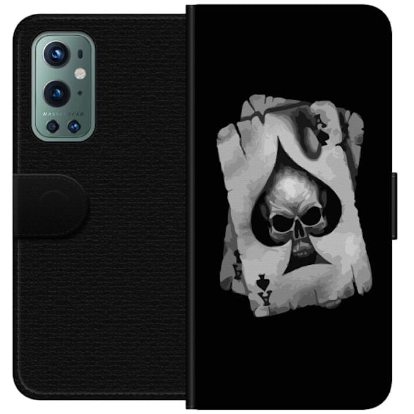 OnePlus 9 Pro Lompakkokotelo Pääkallo Korttipakka
