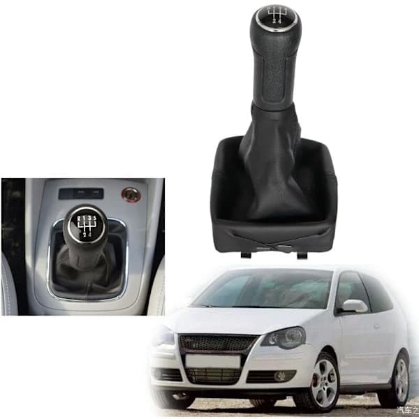 5-gears gearknop med manchet til MK4 9N 9N2 2002-2009[co]