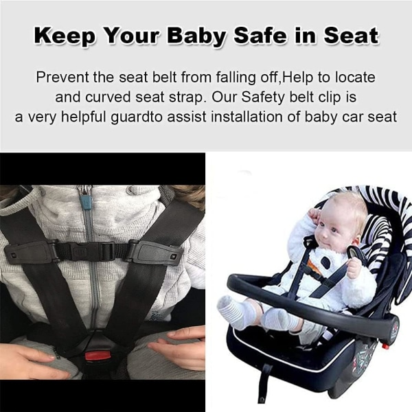 Child Auto Strap Clip Säkerhetsbälte Sele Baby Säkerhetsbälte Säkerhet