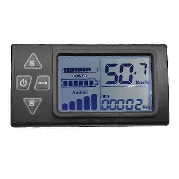 24V/36V/48V S861 LCD Ebike Display Dashboard til Elektrisk Cykel BLDC Controller Kontrolpanel[CO]