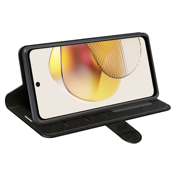 Motorola Moto G73 5G Etui Crazy Horse Læder Sort