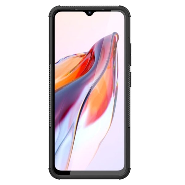 Xiaomi Redmi 12C 4G Kuori Äärimmäisen Iskunkestävä Jalustalla Musta