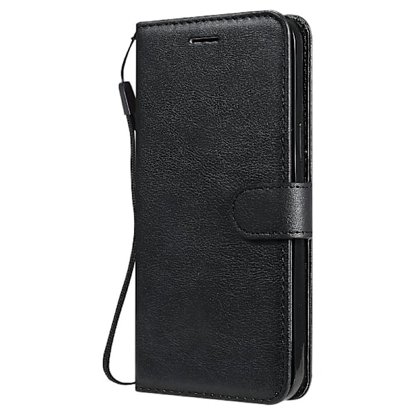 iPhone 13 Pro Max - Klassisk Solid Læder Etui - Sort