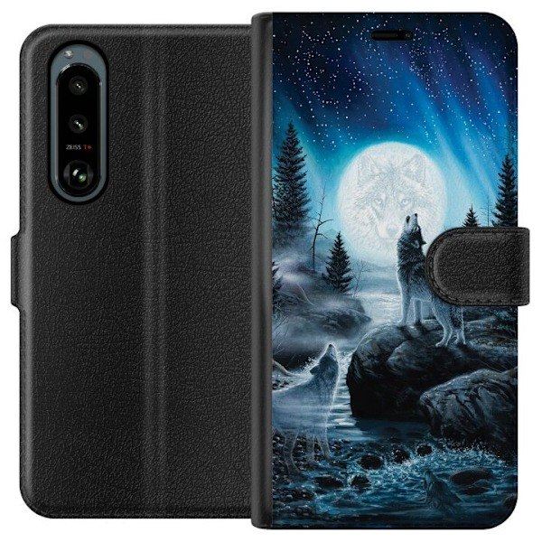 Sony Xperia 5 III Pung Etui Ulv / Varg
