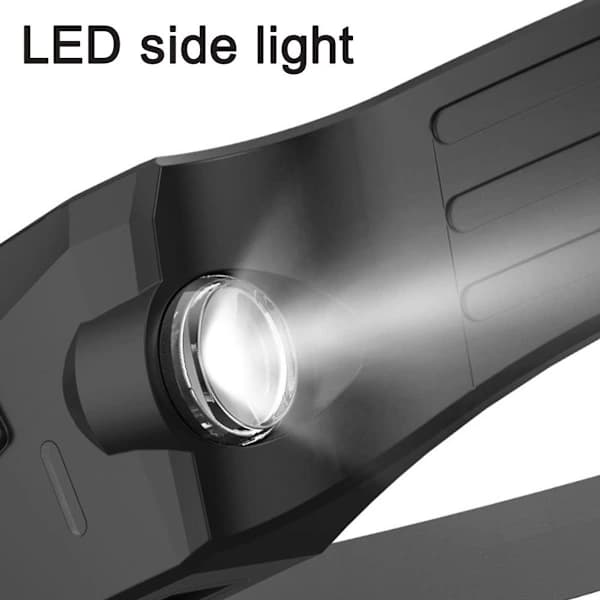 Pandelampe LED genopladelig USB jogging pandelampe, pandelampe LED sensor[co]