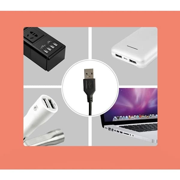 (1m) 5V RGB LED USB-controller, Bluetooth-kompatibel, til 5V 5050 2835 RGB lysstrimmel til TV, PC, DI[CO]