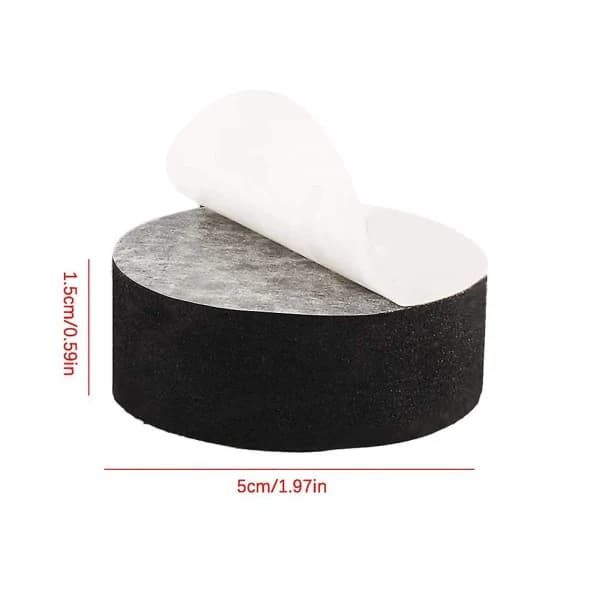 60-pak plantepottefødder Usynlige potterisere til dræning og ventilation Udendørs terrasse veranda dæk sort