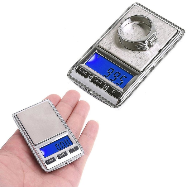100g/0,01g Mini Digital Fickvåg Hög Noggrannhet Bärbar Elektronisk Smycken
