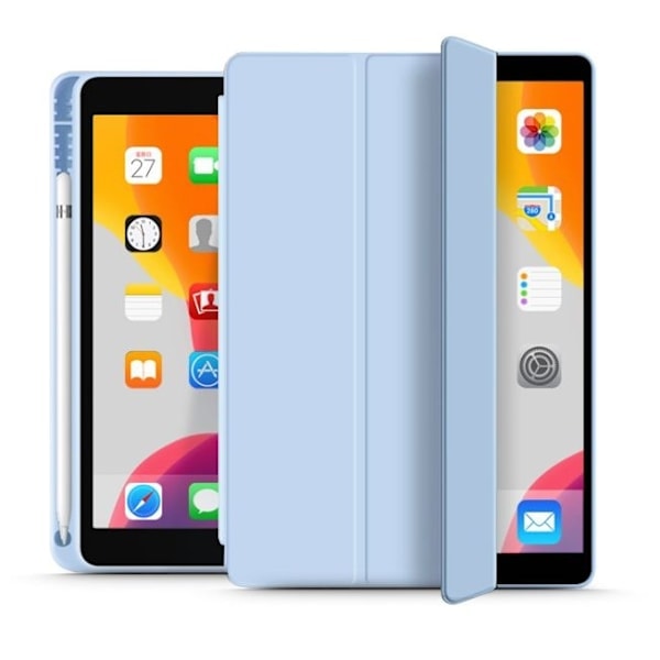 Tech-Protect iPad 10.2 2019/2020/2021 Fodral Med Pennhållare Ljusblå