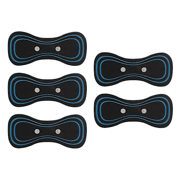 5 st Cervical Massage Pad Mini Bärbar Elektrisk Massager Patch För Nacke Axel Spondylos Mycket Bra