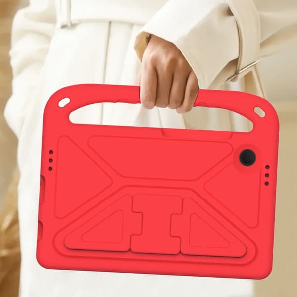 Samsung Galaxy Tab A9 / A11 Shockproof EVA Case with Stand Röd