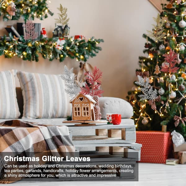10 glitrende kunstige juleblader for DIY juletre