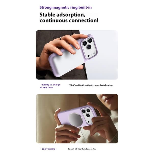 iPhone 17 Pro Max Tynt Silikondeksel - Hvit Vit white