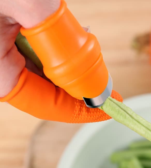 Thumb Cutter Garden Tool Pruning Shears Garden Picking Plant Vegetable Separator Finger Tool Multifunction Kitchen Cutter