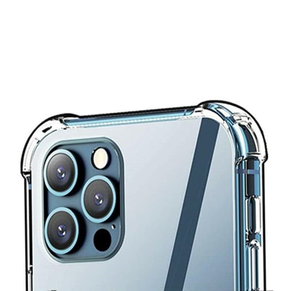 Støtsikkert mobildeksel iPhone 12 Pro Max - Transparent Transparent transparent