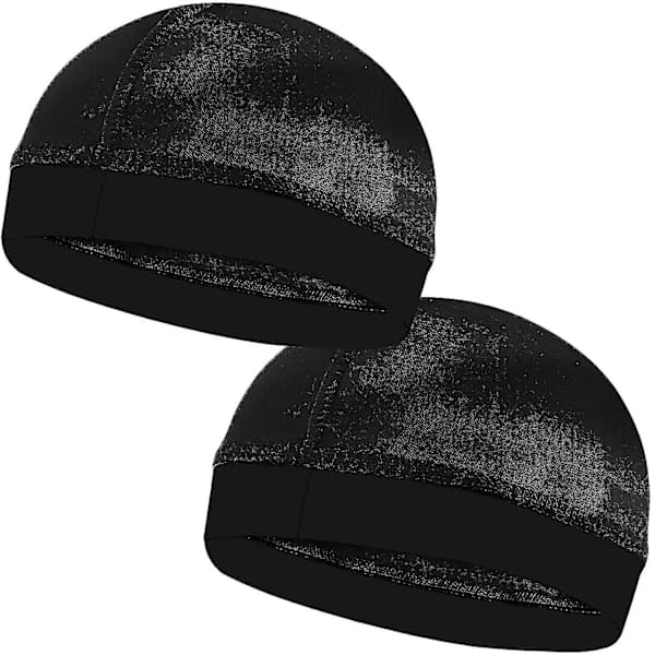 2 stk. Silke Strømper Wave Caps, Doo Rags Kompresjonslue[CO]