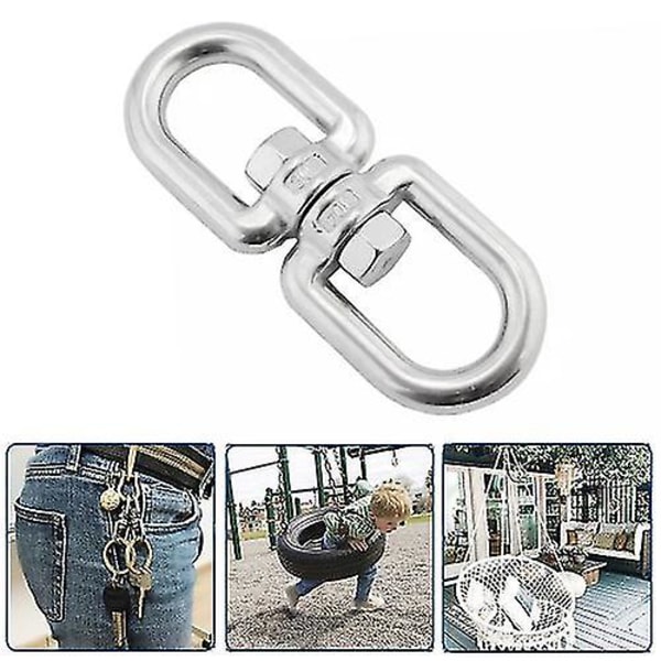 10mm 304 rustfrit stål universal roterende ring
