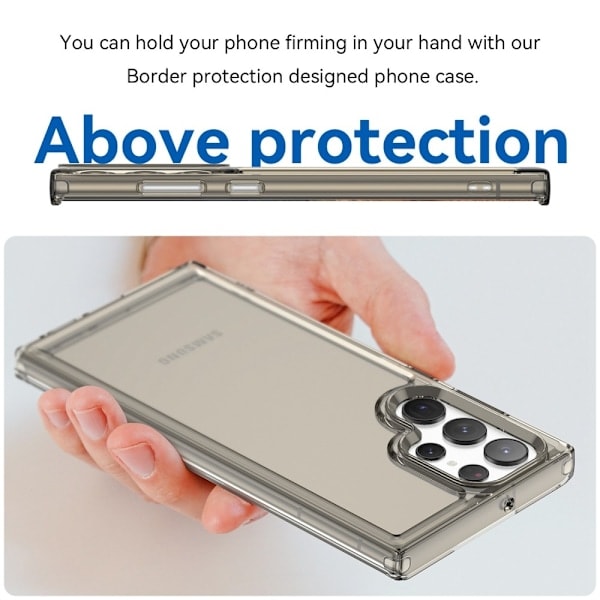 Samsung Galaxy S23 Ultra Kuori TPU Iskunkestävä Harmaa