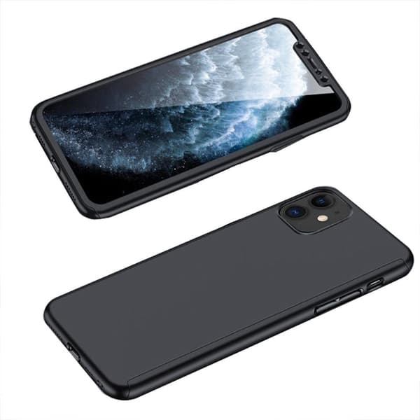 iPhone 12 - Stylish Protective Double-Sided Case (FLOVEME) Roséguld