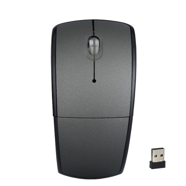 Trådløs Arc-mus 2.4G computer foldbar mus sammenklappelig mini rejsemus nem at bære til bærbar computer stationær computer (2 stk.)
