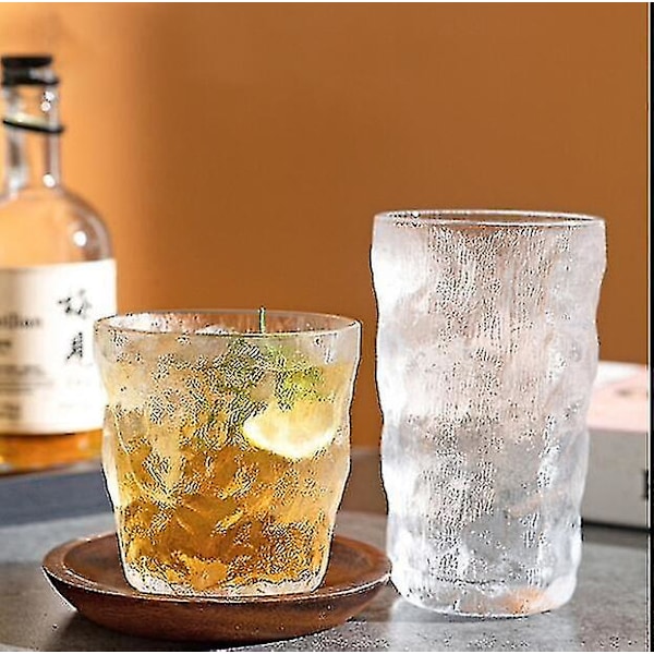 Høye Highball-glass, 10,5 oz kopper, teksturert designerglass