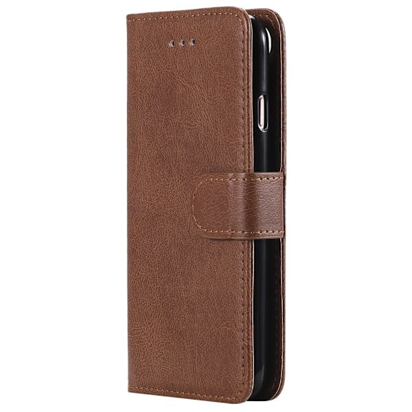 iPhone 6/7/8/SE (2020/2022) - 2in1 Magneetti/Lompakkokotelo - Ruskea Brown Ruskea