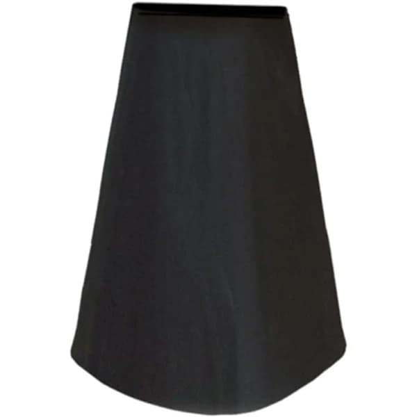 Udendørs Chiminea-overtræk Vandtæt Polyester PVC UV-resistent Terrassevarmerovertræk til Havepejs Sort 61 x 21 x 122 cm