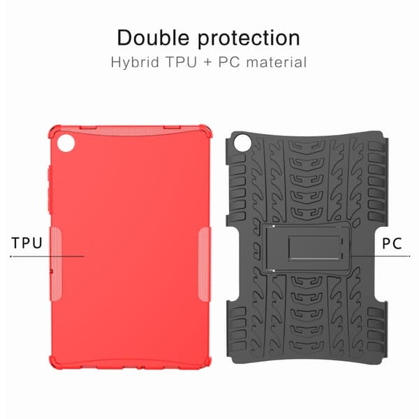 Samsung Galaxy Tab A9+ / A11+ TPU + PC-deksel med stativ Blå