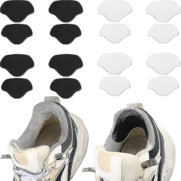 8 Pairs Shoe Heel Repair Patch Kit Shoe Sneaker Hole Repair Patch Self-adhesive Shoe Heel Wear Hole Prevention Patch -z