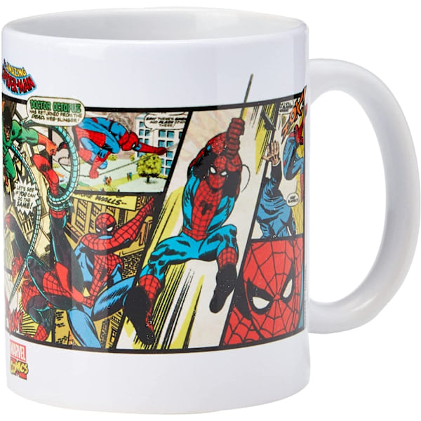 Marvel Panel Spider-Man Krus En Størrelse Flerfarvet Multifarvet One Size
