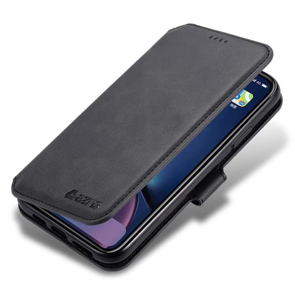 Sleek Wallet Case (Yazunshi) - iPhone 12 Brun