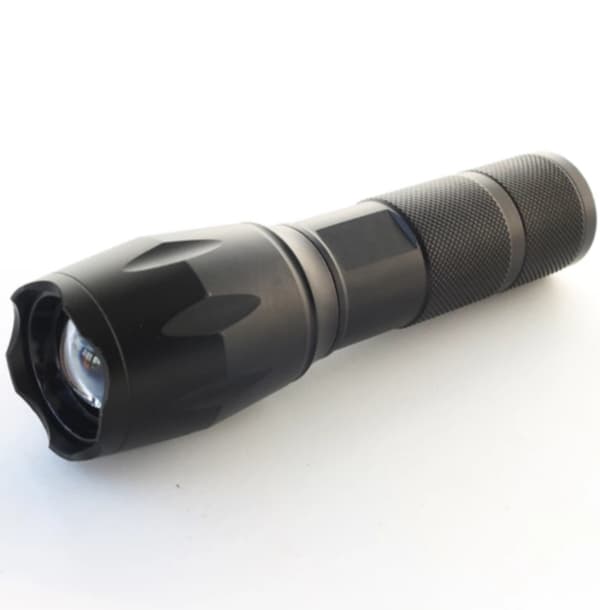 T6 Zoom LED Lommelygte Sort Svart Svart
