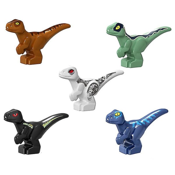 Jurassic Dinosaur Building Blocks Parts Baby Dinosaur Tyrannosaurus Velociraptor Children's Toys