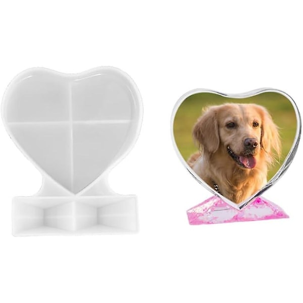 Resin Frame Mould - Heart Shape Diy Photo Frame Decoration