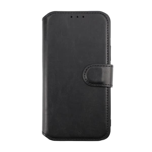 iPhone 12/12 Pro Wallet Case Extra Card Slot Rvelon - Black