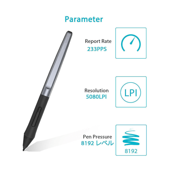 För Huion Pw100 Digital Pen För H640p H950p H1060p H1161 Hc16 Hs64 Tabletter Pen